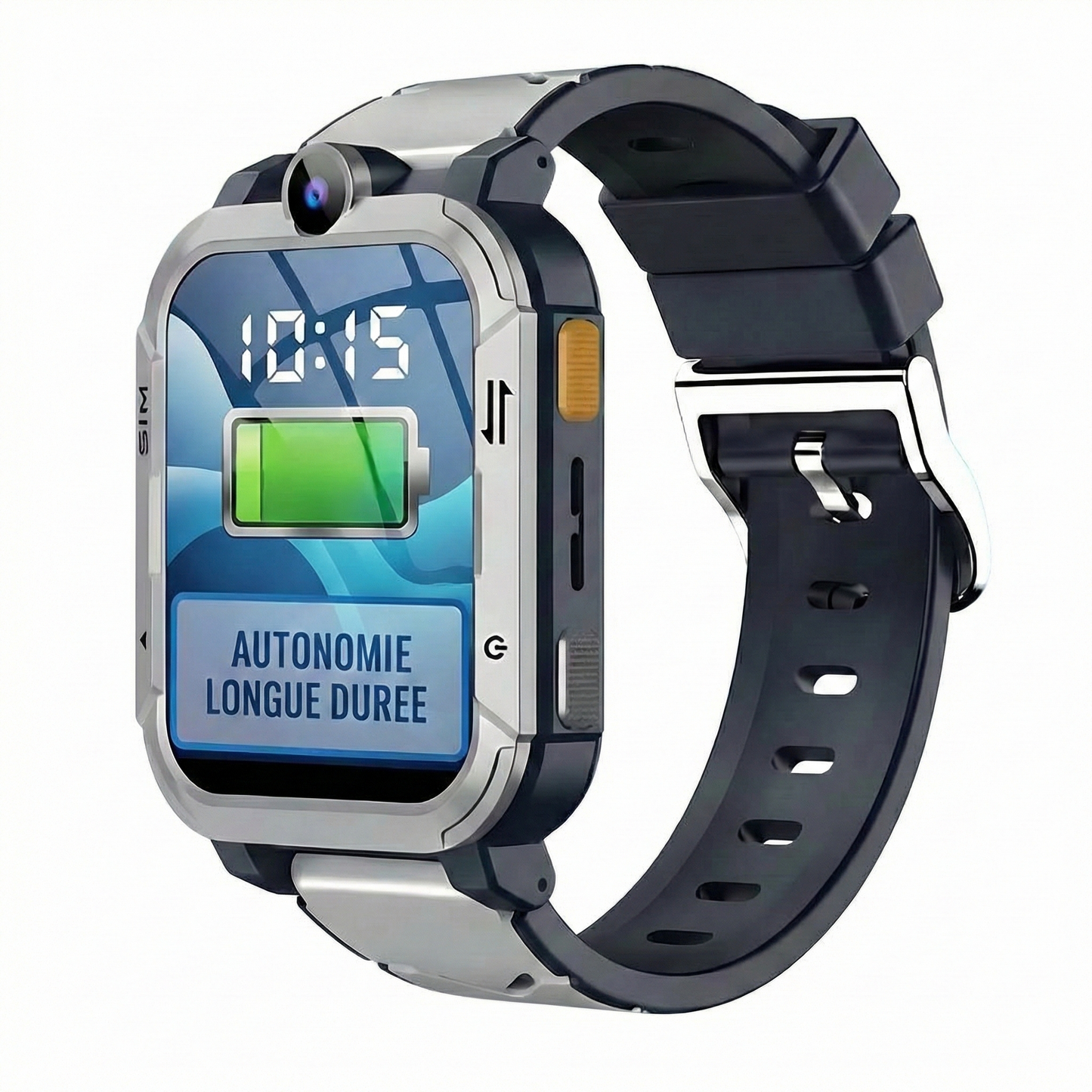 Montre Connectée Fille/Garçon 4G, GPS+LBS+WiFi 5-16 Ans ADM