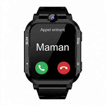 Montre Connectée Fille/Garçon 4G, GPS+LBS+WiFi 5-16 Ans ADM