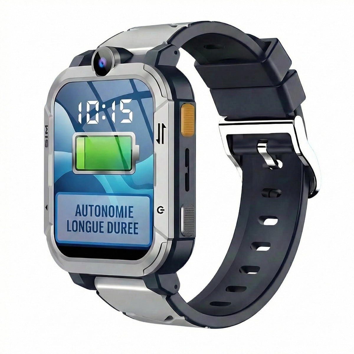 Montre Connectée Fille/Garçon 4G, GPS+LBS+WiFi 5-14 Ans ADM