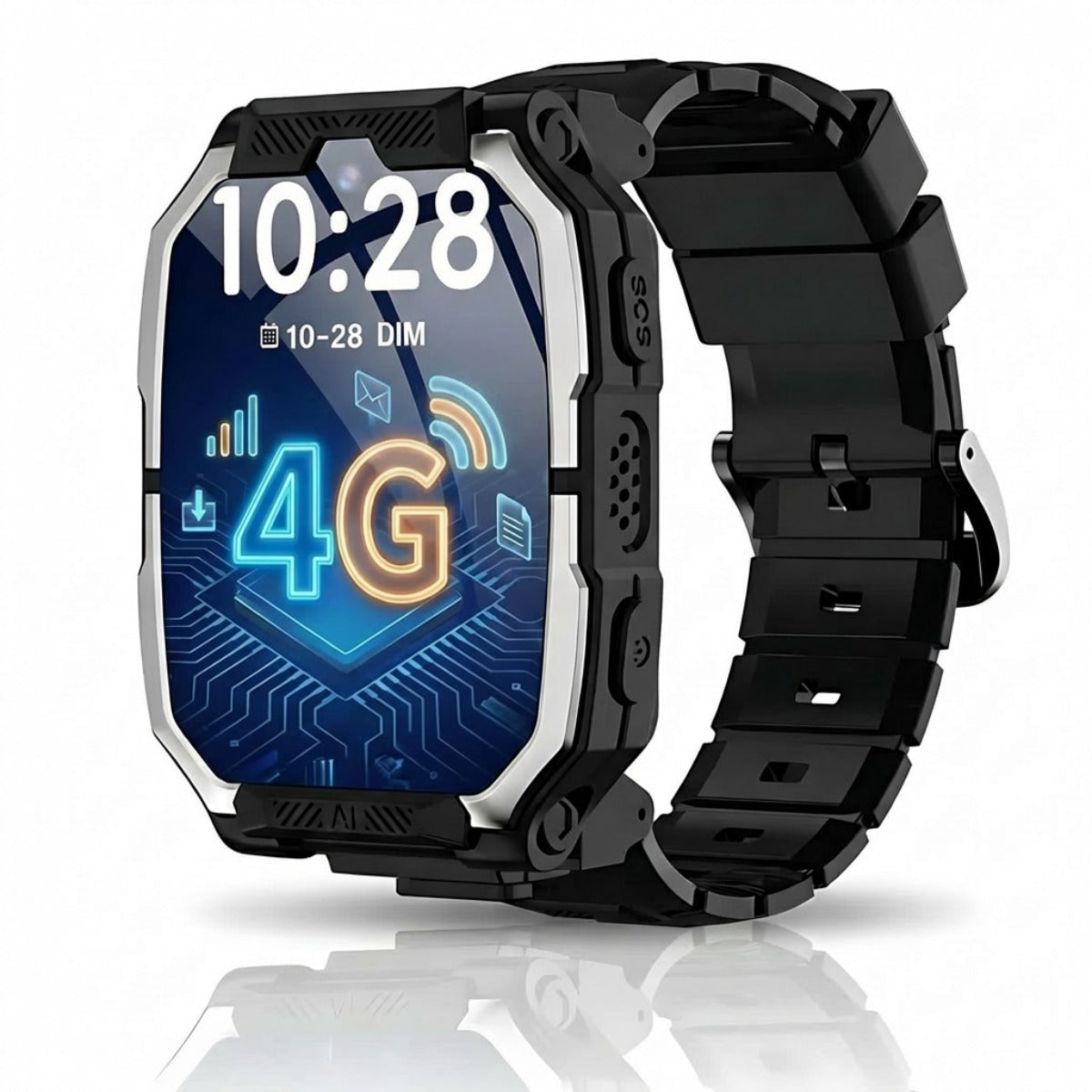 Montre Connectée Fille/Garçon 4G, GPS+LBS+WiFi 5-14 Ans avec Caméra 360° ISQ
