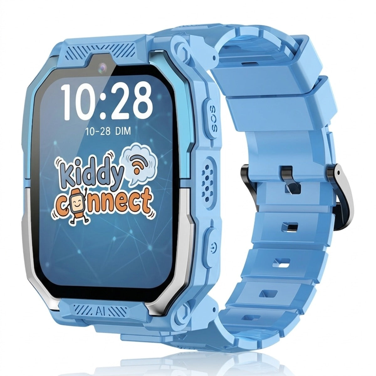 Montre Connectée Fille/Garçon 4G, GPS+LBS+WiFi 5-14 Ans avec Caméra 360° ISQ
